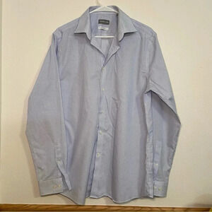 Men’s Michael Kors Light Blue Dress Shirt 16 Regular Fit